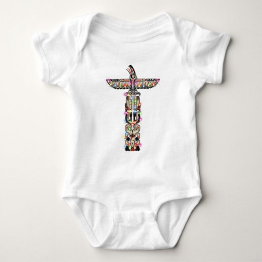 Haida Thunderbird Symbolisme Haida Nation Native Romper (Voorkant)