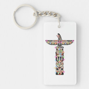 Haida Thunderbird Symbolisme Haida Native C Sleutelhanger