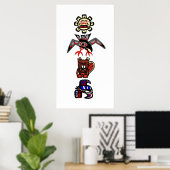 Haida Totem 2 Poster (Thuiskantoor)