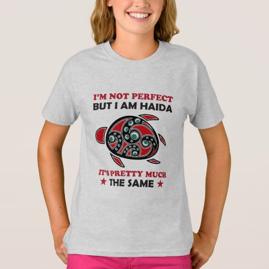 Haida Turtle Haida First Nation Pride T-shirt (Voorkant)