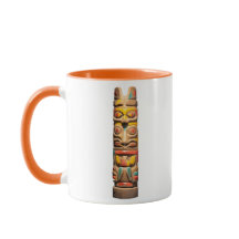 Haida Visionquest J #222 - Mug de café Totem Triba