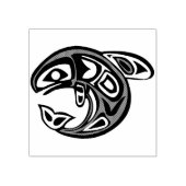 Haida Whale Rubber Stamp Rubberstempel (Afrduk)