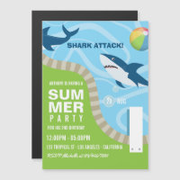 Haifisch thema zomer zwembad verjaardagsfeestje