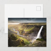 Haifoss Waterfall | Summer in Iceland Briefkaart (Voorkant / Achterkant)