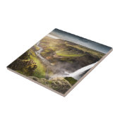 Haifoss Waterfall | Summer in Iceland Tegeltje (Zijkant)