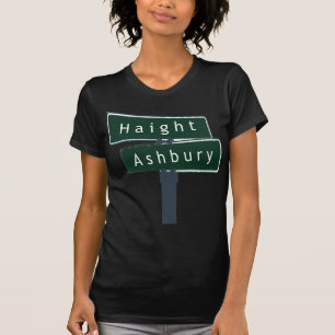 Haight Ashbury Classic Street Sign T-shirt