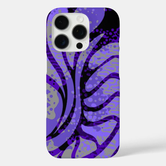 Haight Ashbury  Psychedelic Paisley Paars Case-Mate iPhone Case (Achterkant)