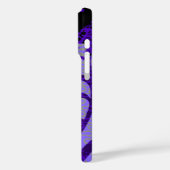 Haight Ashbury  Psychedelic Paisley Paars Case-Mate iPhone Case (Achterkant / Links)