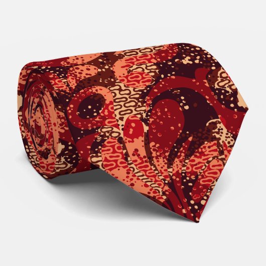 Haight Ashbury Psychedelic tweezijdig Stropdas (Opgerold)