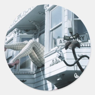Haight-Ashbury Ronde Sticker