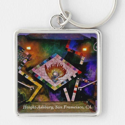 Haight-Ashbury Sleutelhanger (Voorkant)