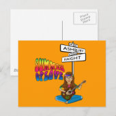 Haight Ashbury Summer of Love Briefkaart (Voorkant / Achterkant)
