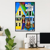 Haight Ashbury Summer of Love Poster (Thuiskantoor)