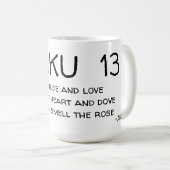 HAIKU 13 Mug (Devant droit)