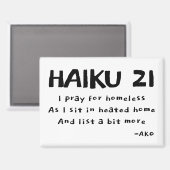 HAIKU 21 MAGNEET (Voorkant / Achterkant)