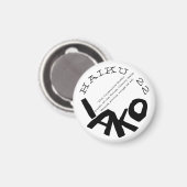 HAIKU 22 MAGNEET (Voorkant / Achterkant)