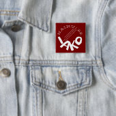 HAIKU 22 VIERKANTE BUTTON 5,1 CM (In situ)