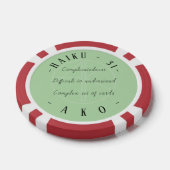 HAIKU 31 POKER CHIPS (Enkel)