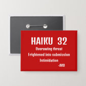 HAIKU 32 BUTTON (Voorkant / Achterkant)