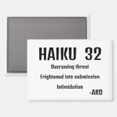 HAIKU 32 MAGNEET (Voorkant / Achterkant)