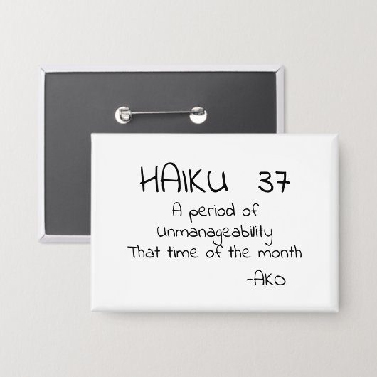 HAIKU 37 BUTTON (Voorkant / Achterkant)