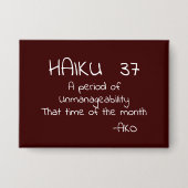 HAIKU 37 BUTTON (Voorkant)