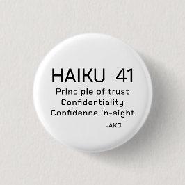 HAIKU 41 RONDE BUTTON 3,2 CM