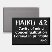 HAIKU 42 MAGNEET (Voorkant / Achterkant)