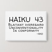 HAIKU 43 BUTTON (Voorkant)