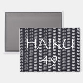 HAIKU 49-MAGNEET MAGNEET (Voorkant / Achterkant)