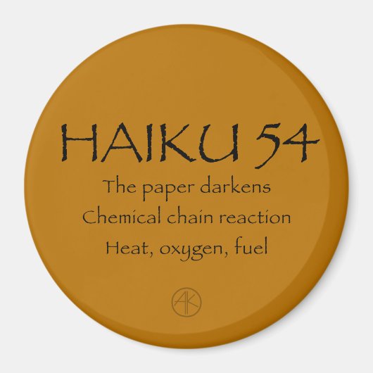 HAIKU 54 MAGNEET (Voorkant)