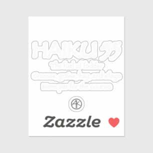 HAIKU 55 STICKER