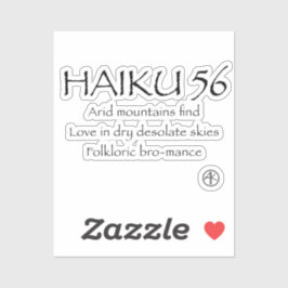 HAIKU 56 STICKER