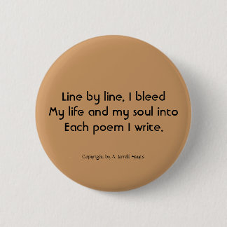 "Haiku 68"-Button Ronde Button 5,7 Cm