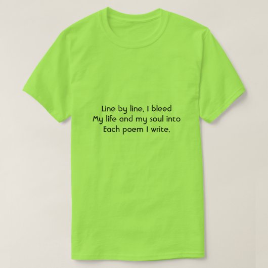 "Haiku 68" T-shirt (Design devant)