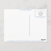 haiku cat 14 carte postale (Dos)