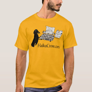 Haiku Crow-typering T-shirt