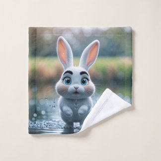 Haiku de Bunny Soft Wash Cloth – Zacht comfort voo Washandje