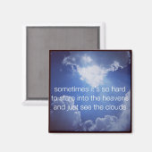 haiku Fridge Magnet - Parfois c'est si dur (Recto/Verso)