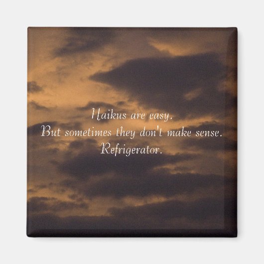 Haiku Magneet (Voorkant)