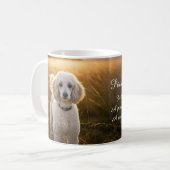 Haiku Poodle Solace Mug (Devant gauche)