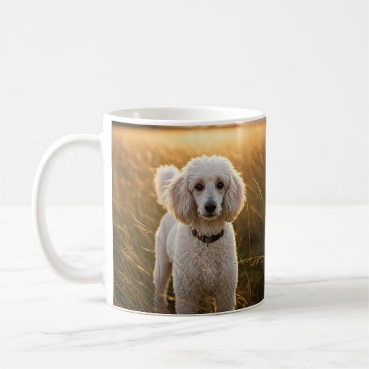 Haiku Poodle Solace Mug (Gauche)