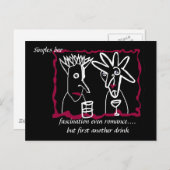 Haiku - Singles Bar Briefkaart (Voorkant / Achterkant)