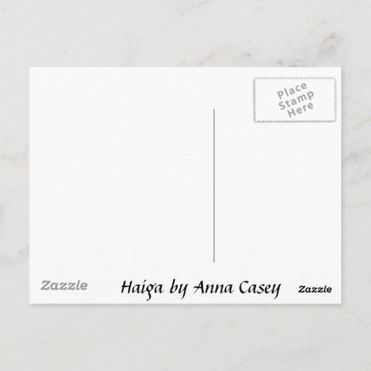 Haiku - vruchtensap briefkaart (Achterkant)