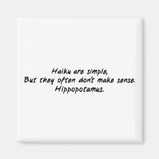 Haiku zijn eenvoudig magneet