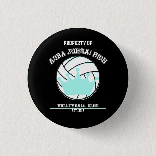Haikyuu | Aoba Johsai Volleyball Club Button (1) (Voorkant)