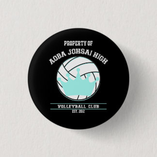 Haikyuu | Aoba Johsai Volleyball Club Button (1)