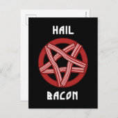 Hail Bacon Briefkaart (Voorkant / Achterkant)