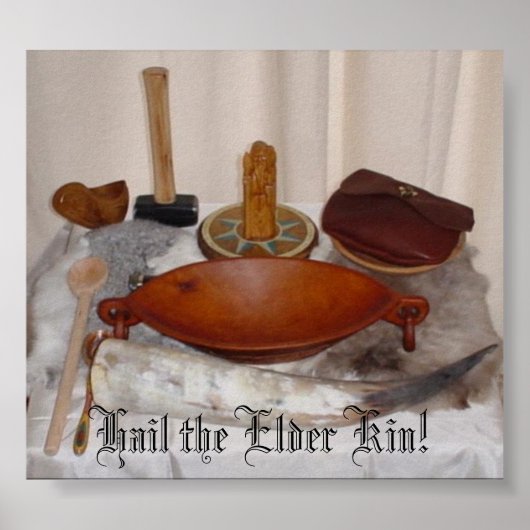 Hail de Oudere Kin! Poster (Voorkant)