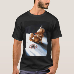 Hail Duivel Kat Pentagram T-shirt